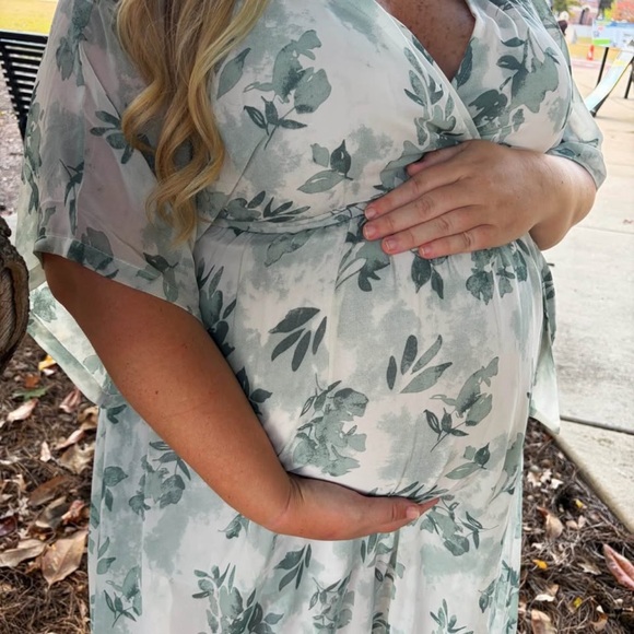 Baltic Born Green Floral Maxi Dress - Picture 3 of 4